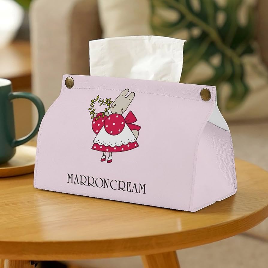 Amazon｜マロンクリーム ティッシュケース レザー ティシュ